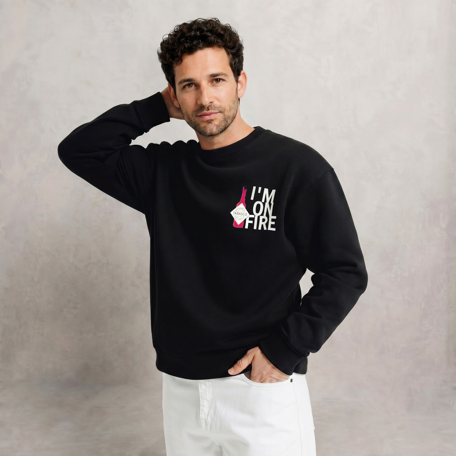 Sweat col rond licence Tabasco