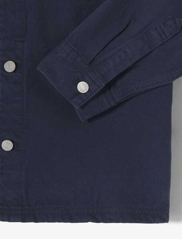 Surchemise en jean coton