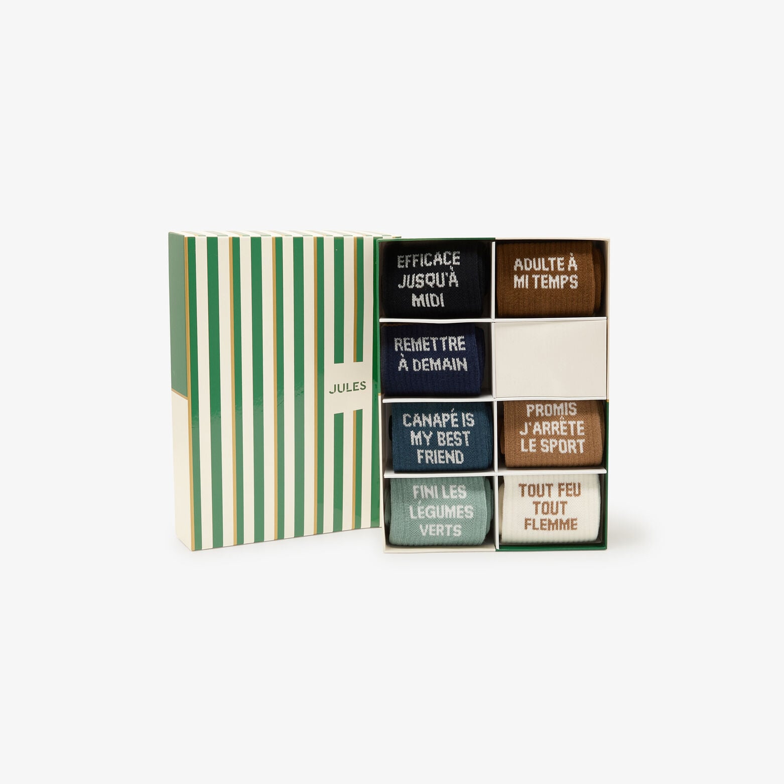 Coffret 7 paires de chaussettes fantaisie