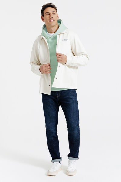 Effen sweater met kap