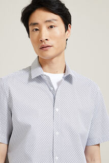 Chemisette en coton avec  imprim&eacute;