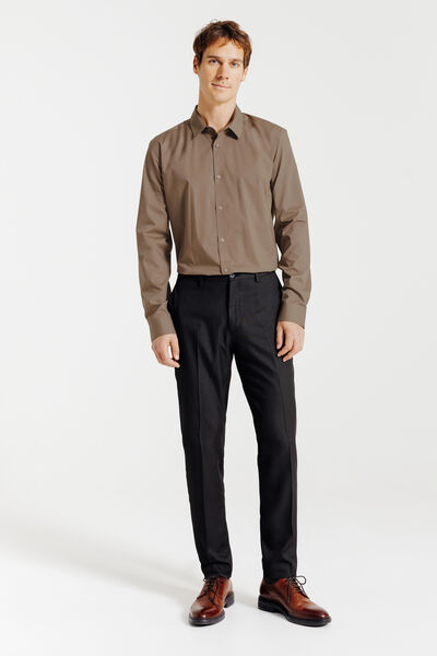 Chemise regular unie