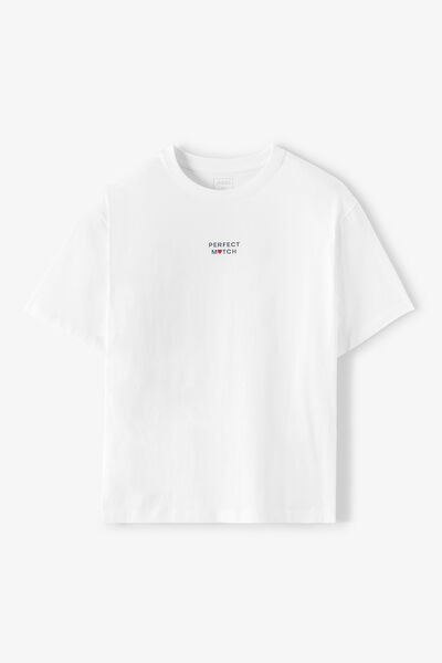 Tee shirt imprimé devant et dos Saint- Valentin