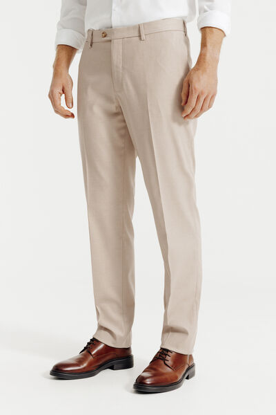 Pantalon de costume confort twill