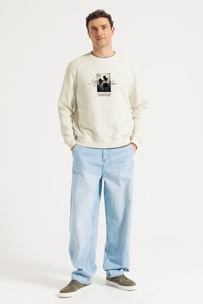 Sweat imprim&eacute; devant et dos