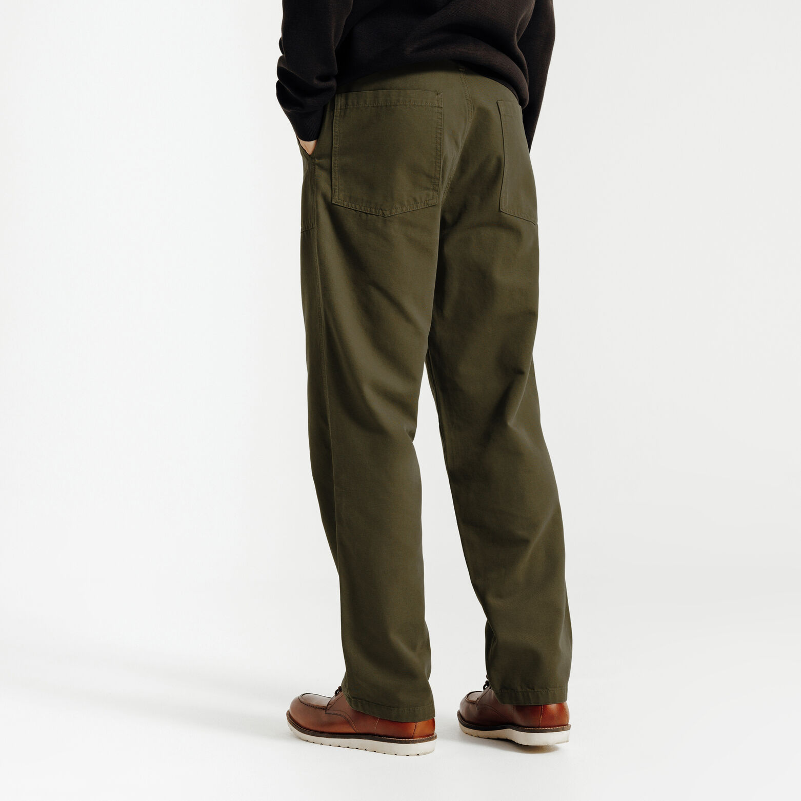 Pantalon baggy détail charpentier