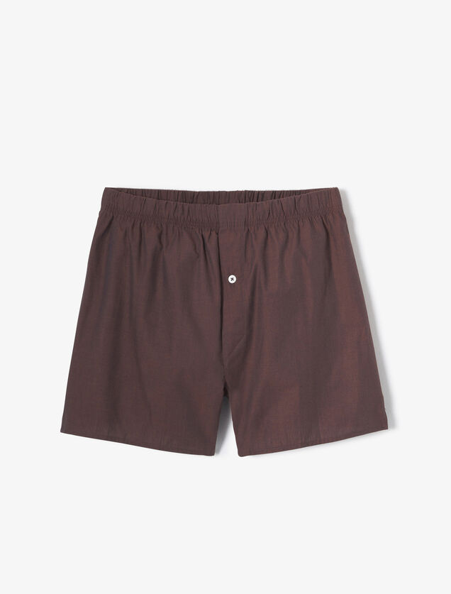 Cale&ccedil;on uni en coton