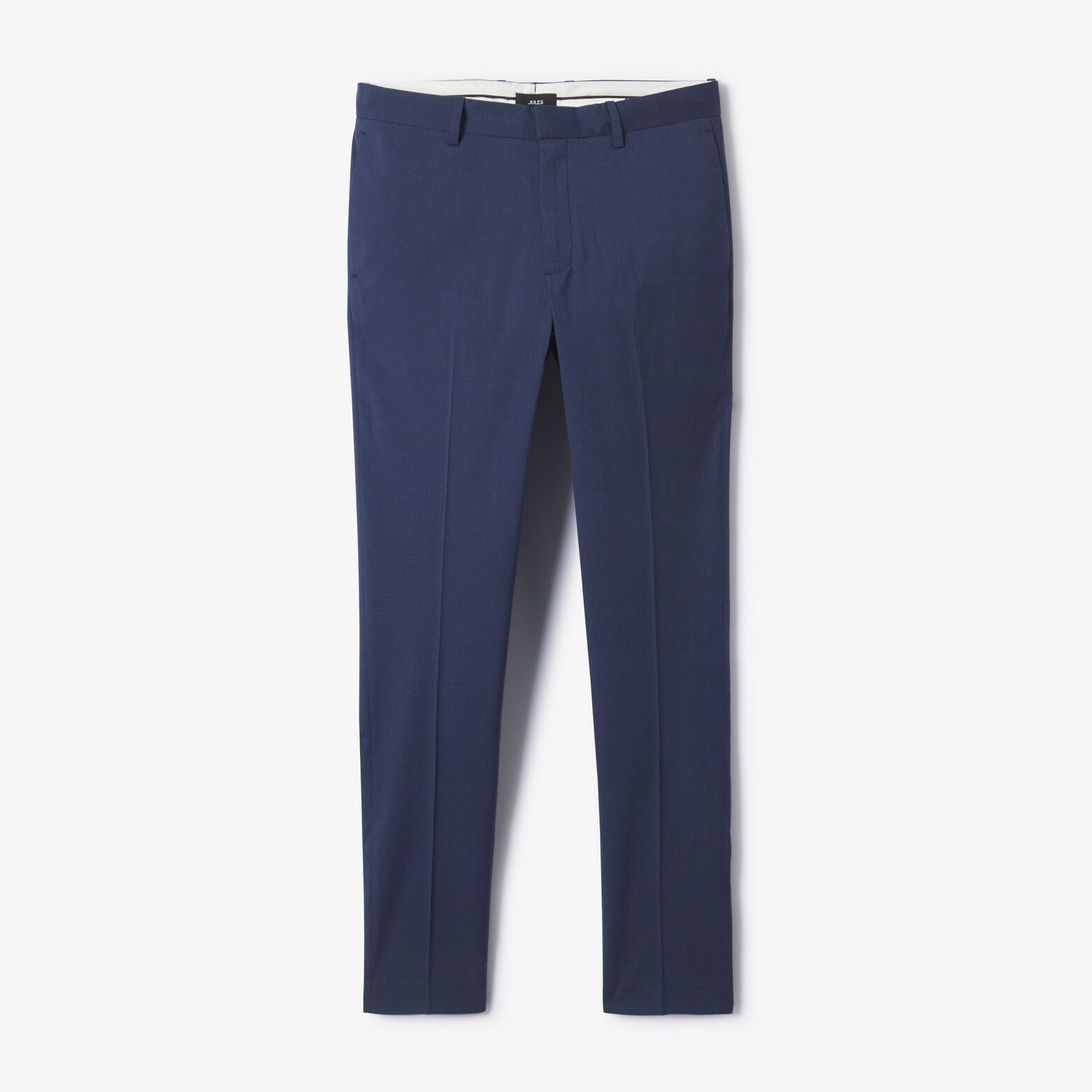 Pantalon de costume slim pied de puce