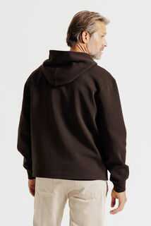 Sweat &agrave; capuche zipp&eacute; cordons