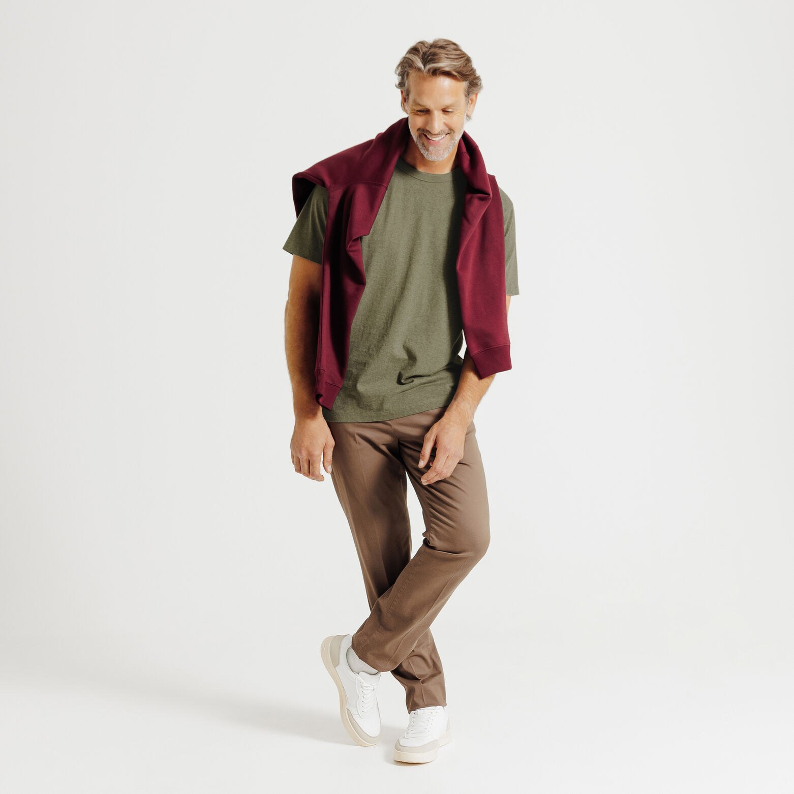 Relax fit t-shirt in katoen