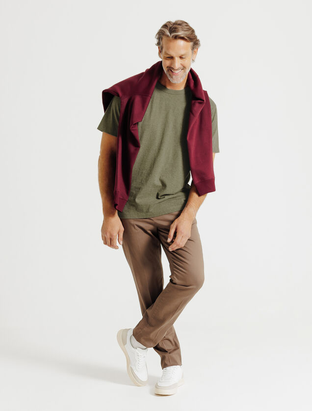 Relax fit t-shirt in katoen