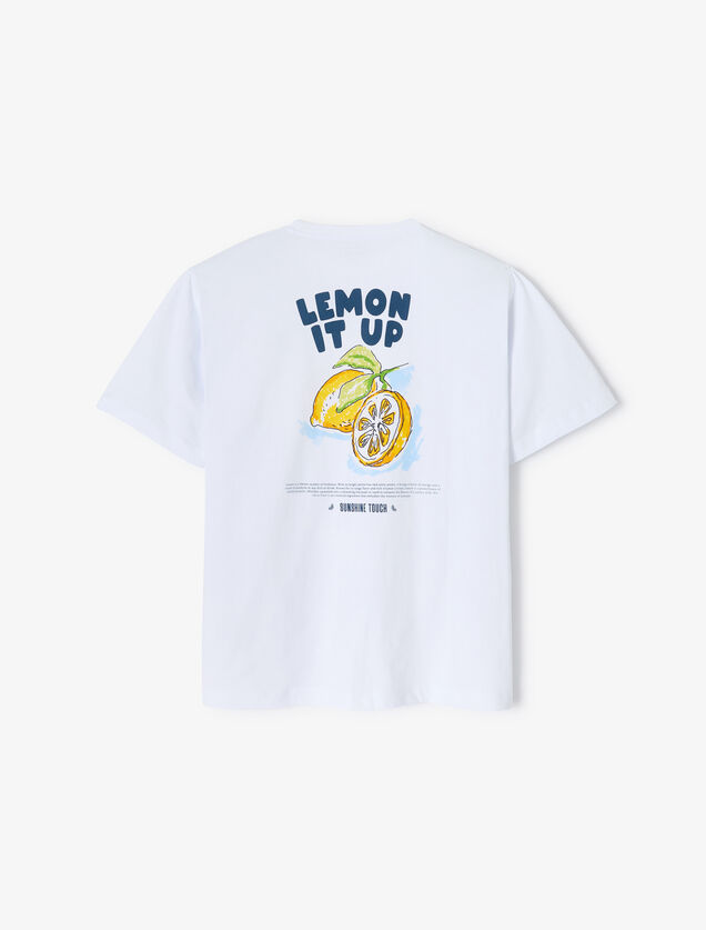 T-shirt ronde hals met print