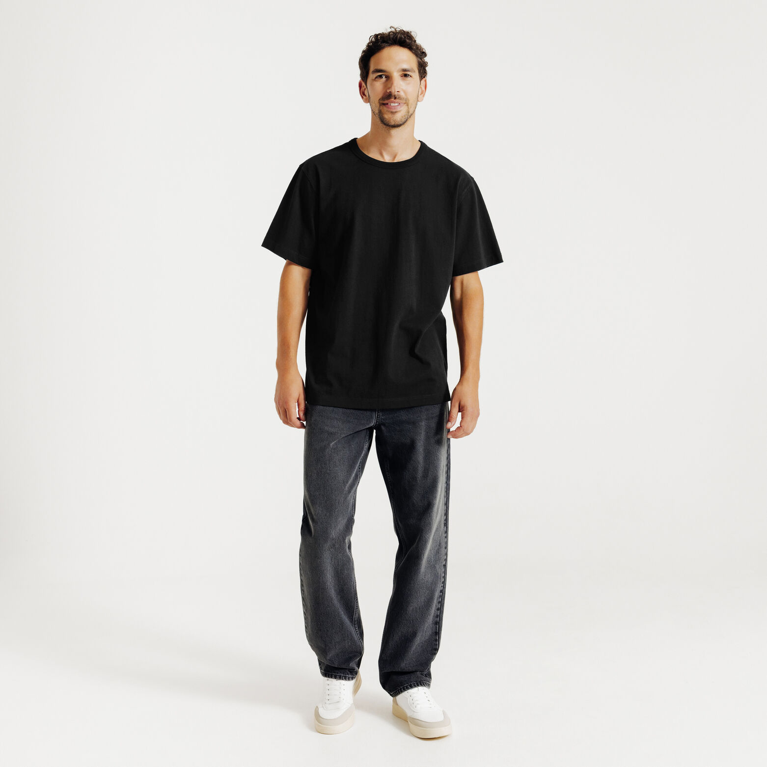 Relax fit t-shirt in katoen