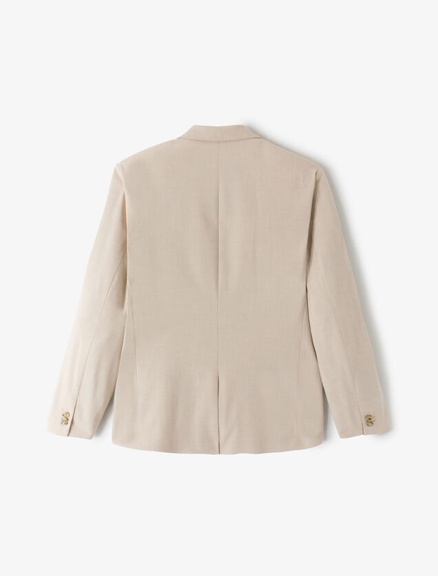 Tweekleurig comfort fit kostuumvest