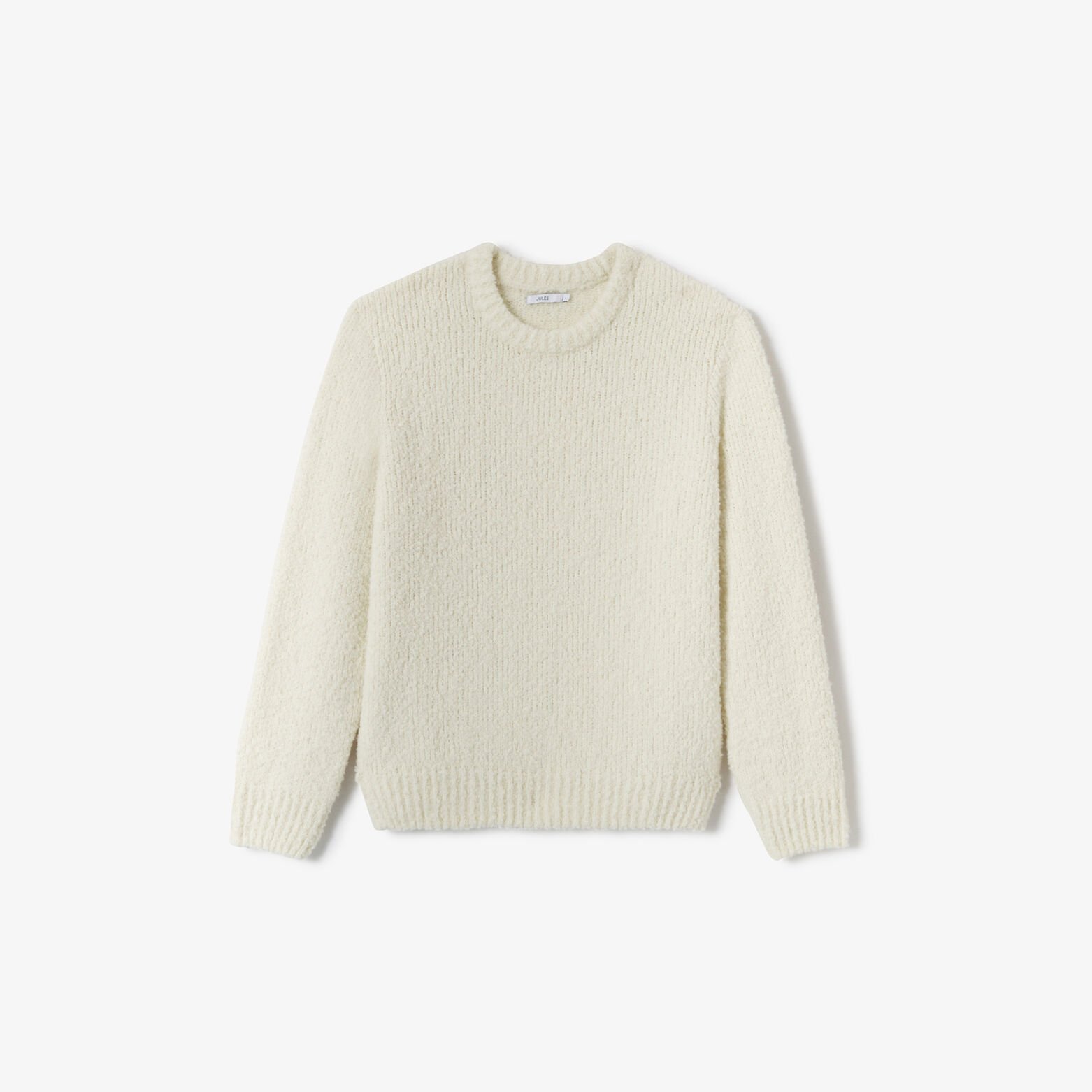 Pull col rond bouclette