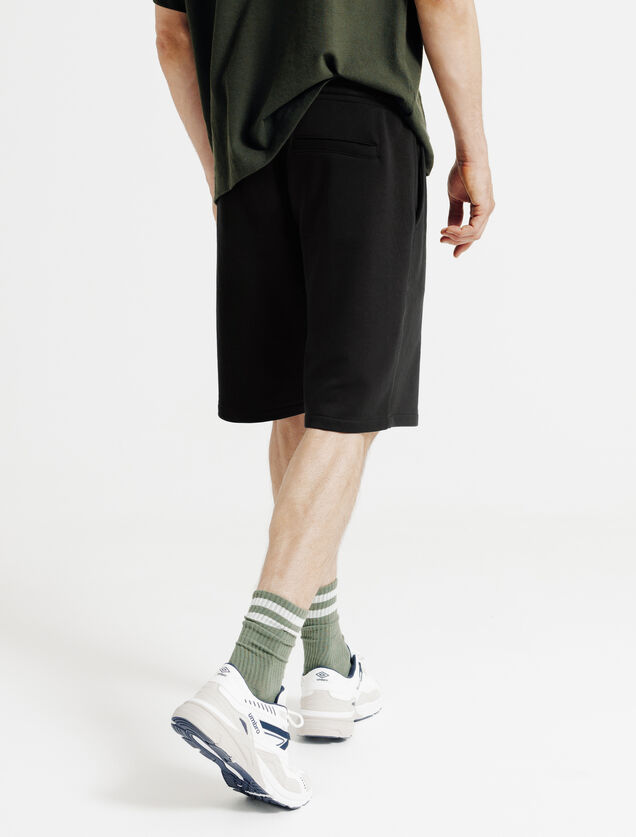 Short en molleton taille élastiquée