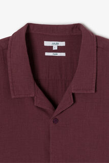 Chemisette en gaze de coton col requin