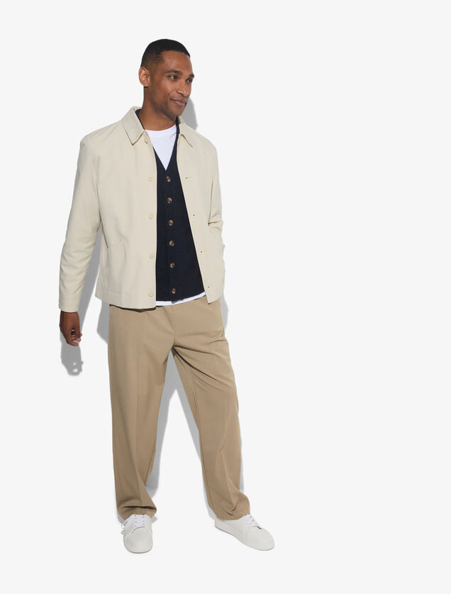 Veste mi-saison col chemise