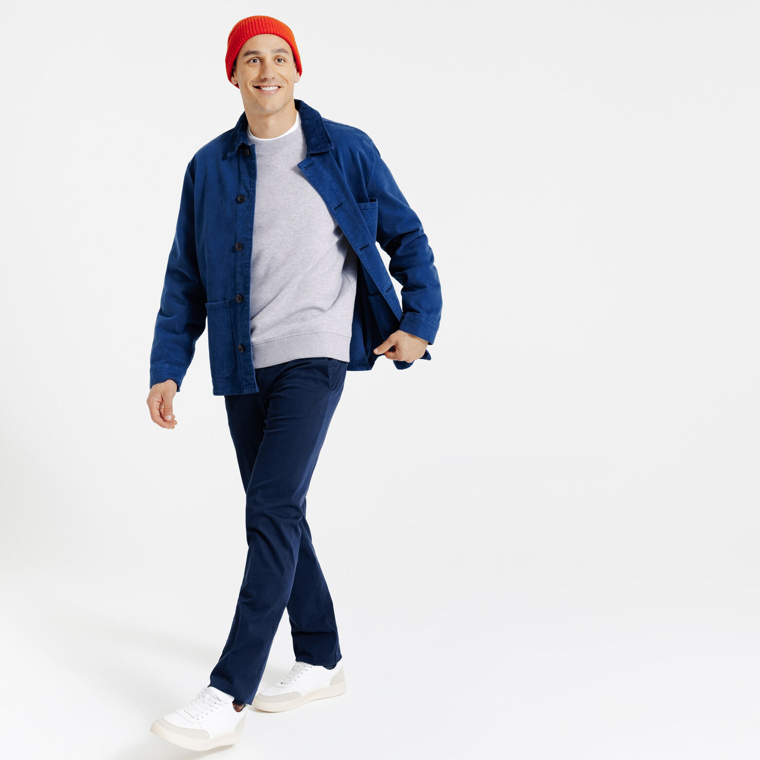 Sweat col rond chin&eacute; broderie poitrine