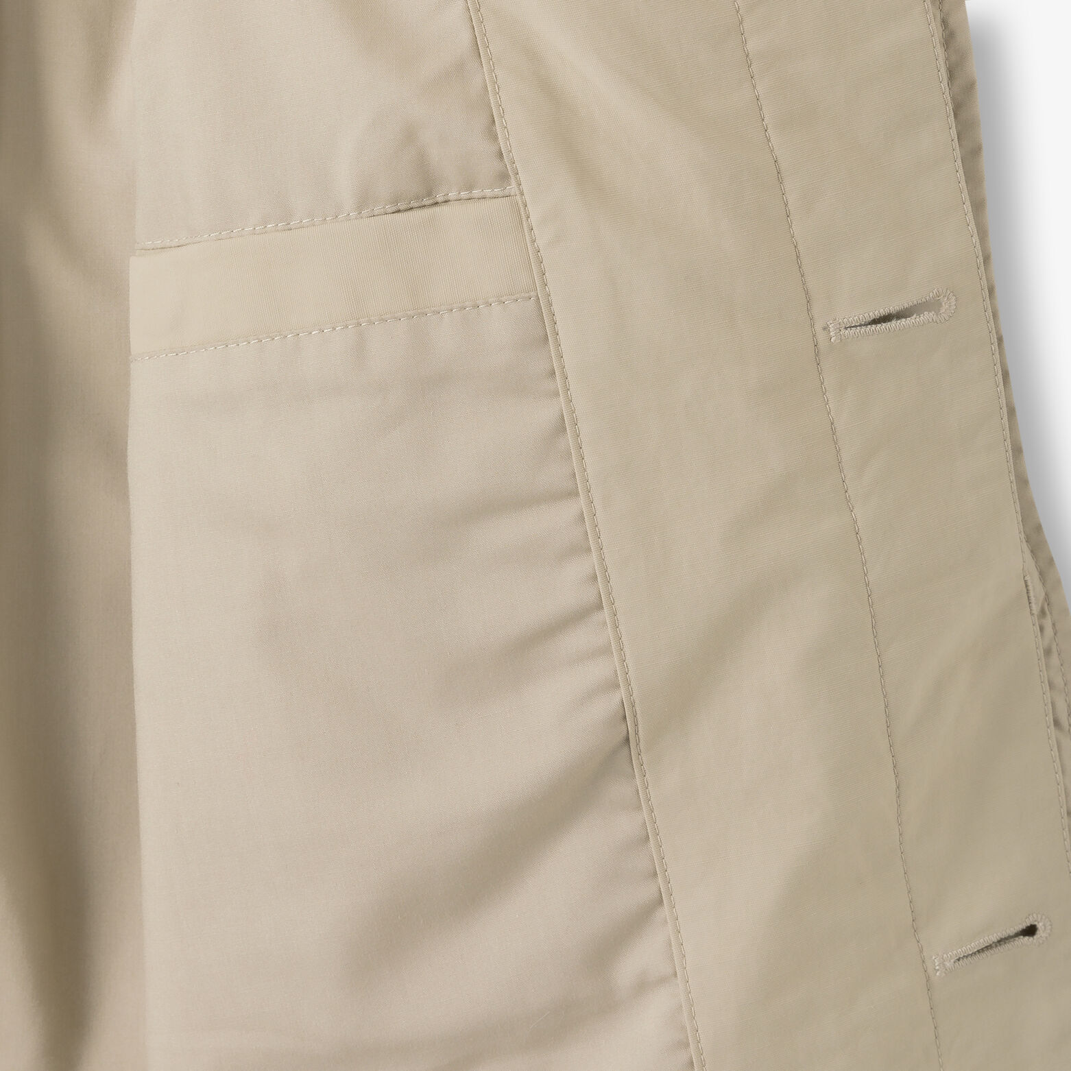 Trench long col chemise doubl&eacute;