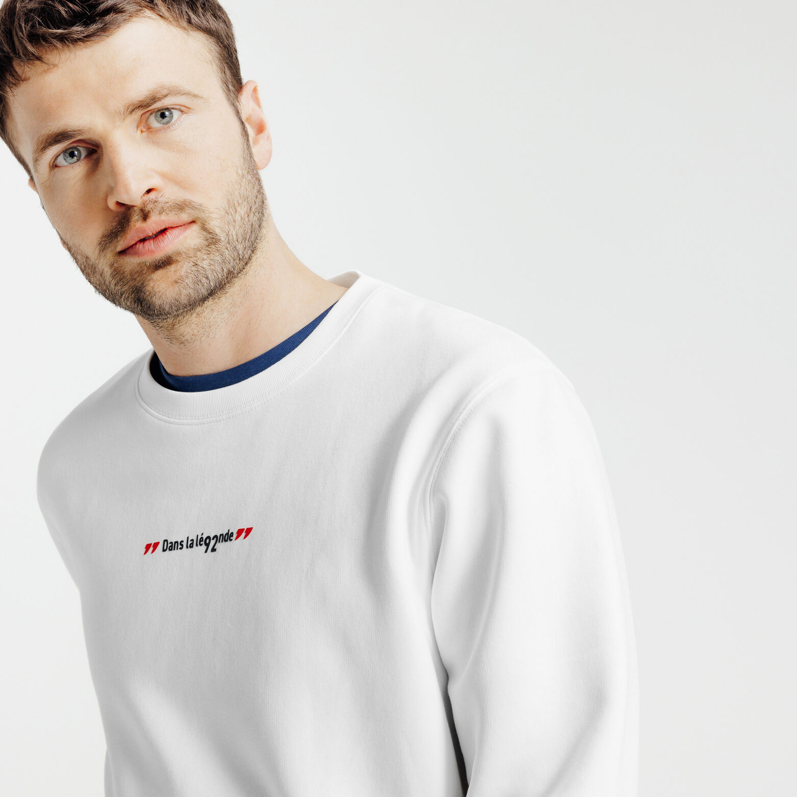 Sweat col rond imprim&eacute; licence L'&Eacute;quipe