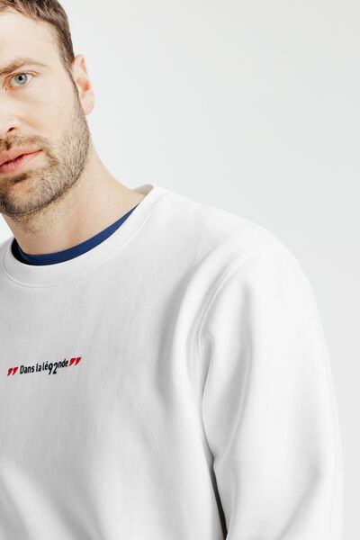 Sweat col rond imprim&eacute; licence L'&Eacute;quipe