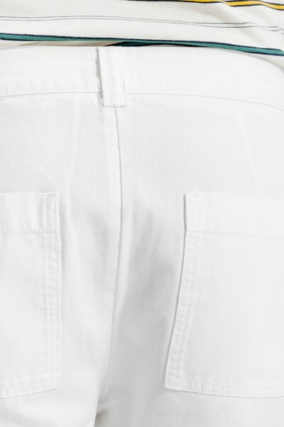 Pantalon loose en coton lin