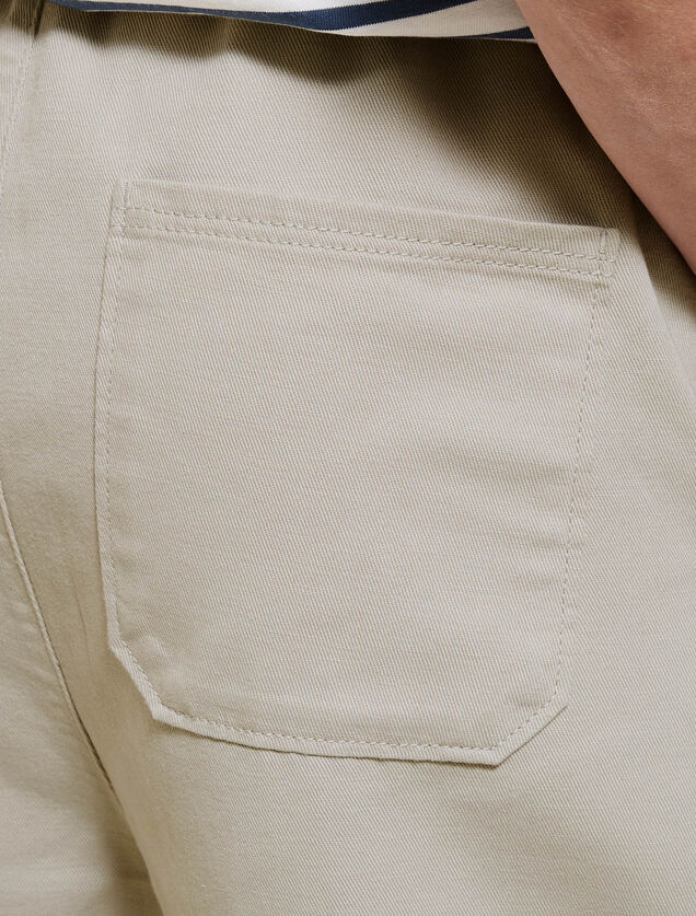 Pantalon jogger contenant du lin