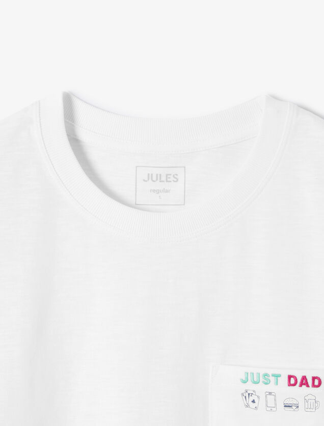 T-shirt voor Vaderdag, zak met print