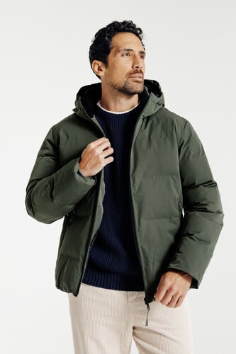 Doudoune zippée à capuche