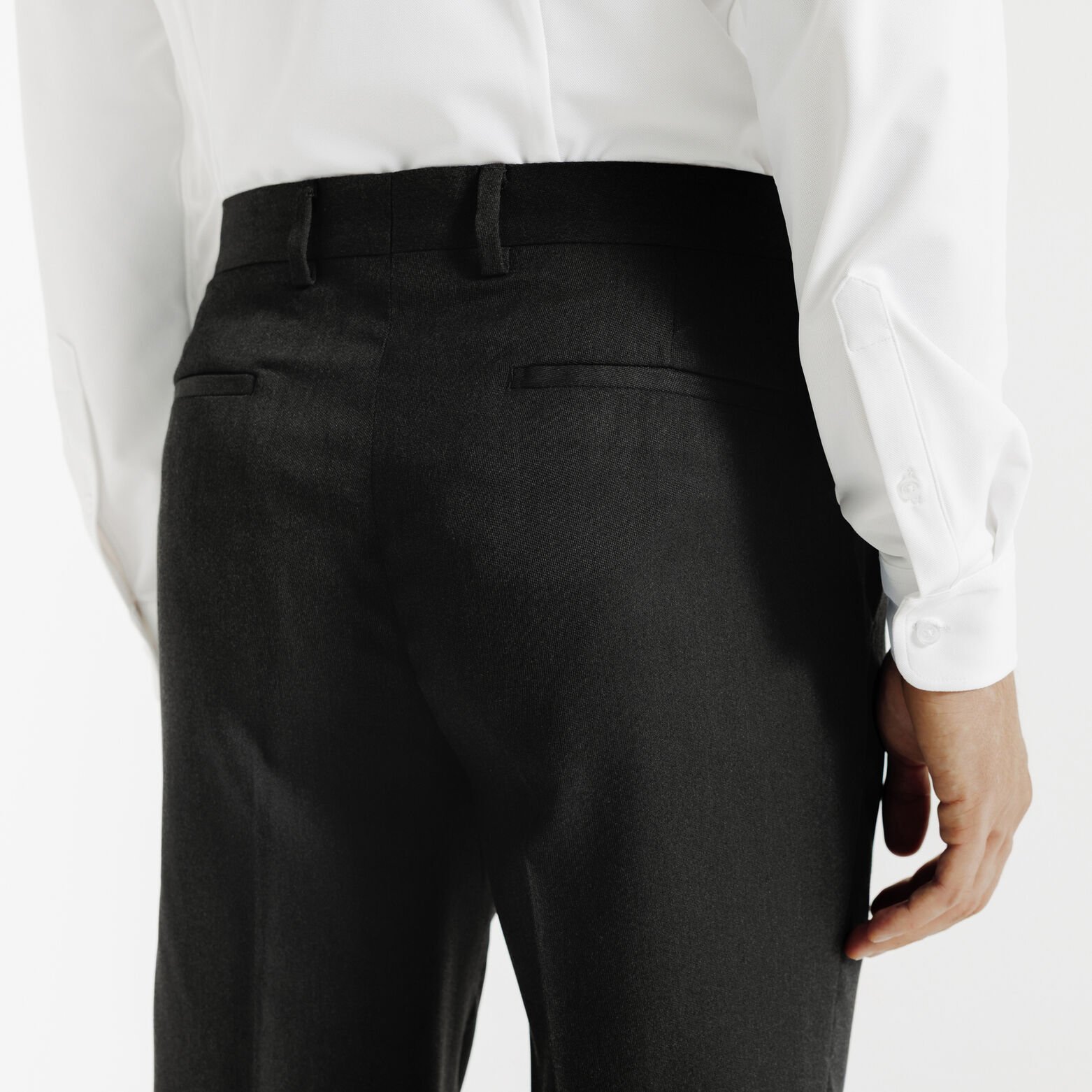 Pantalon de costume slim uni