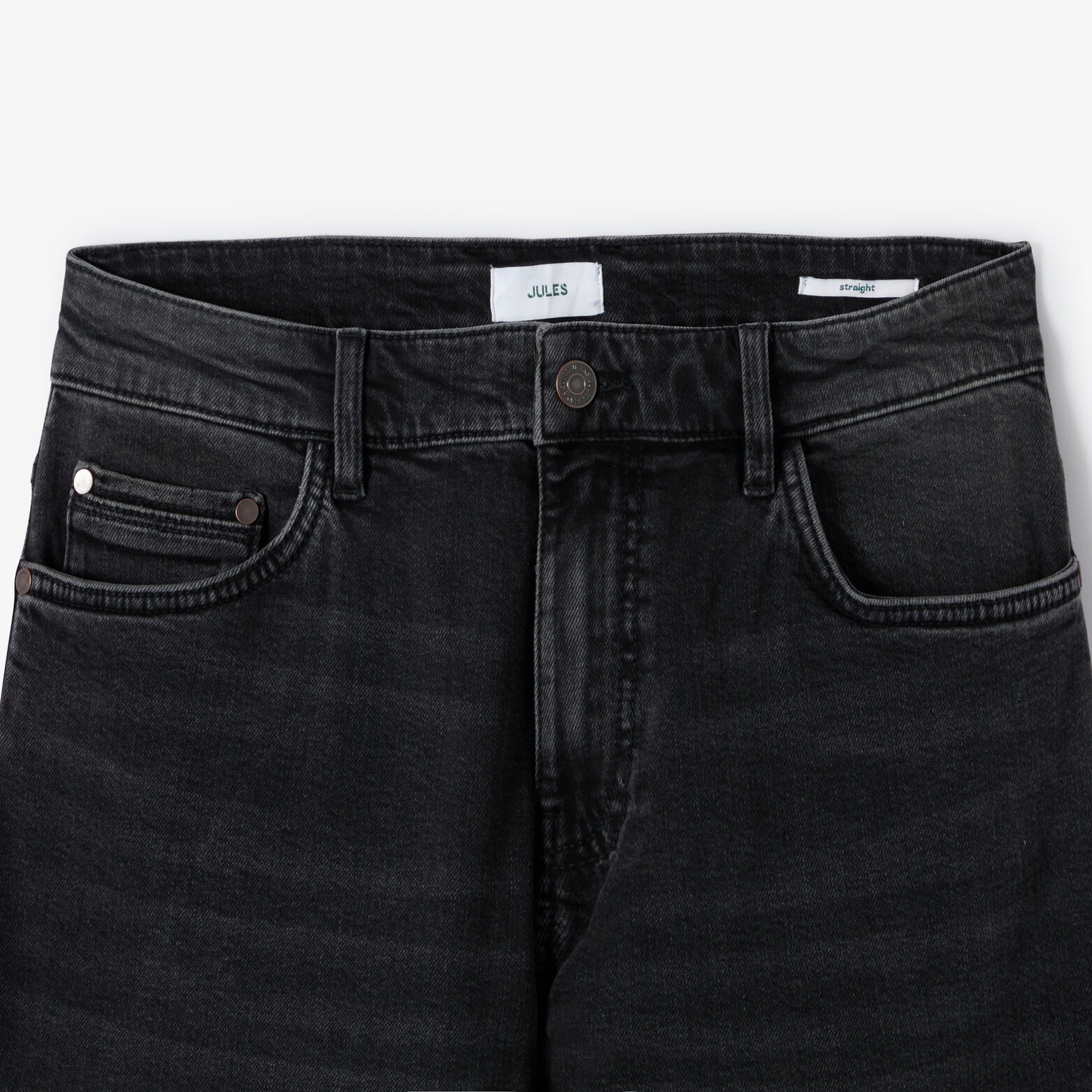 Jean straight d&eacute;lav&eacute;