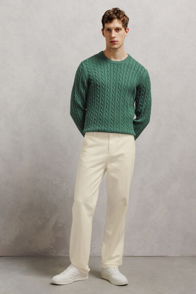 Pantalon loose 100% coton