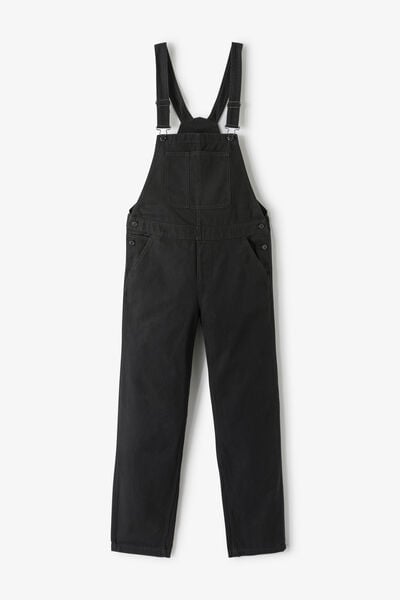 Salopette matière canvas