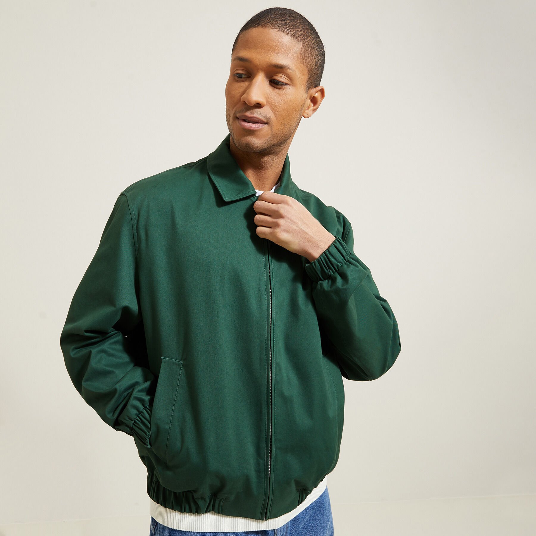 Blouson col chemise on sale