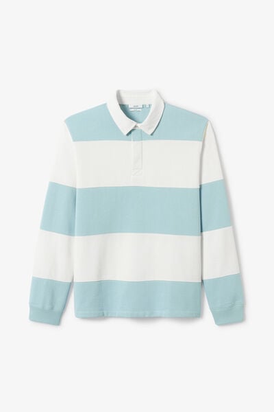 Gestreepte polosweater