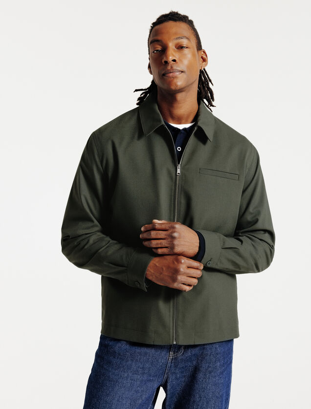 Jasje hemdskraag met rits