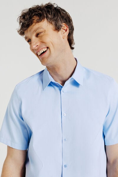 Chemisette en coton sans repassage