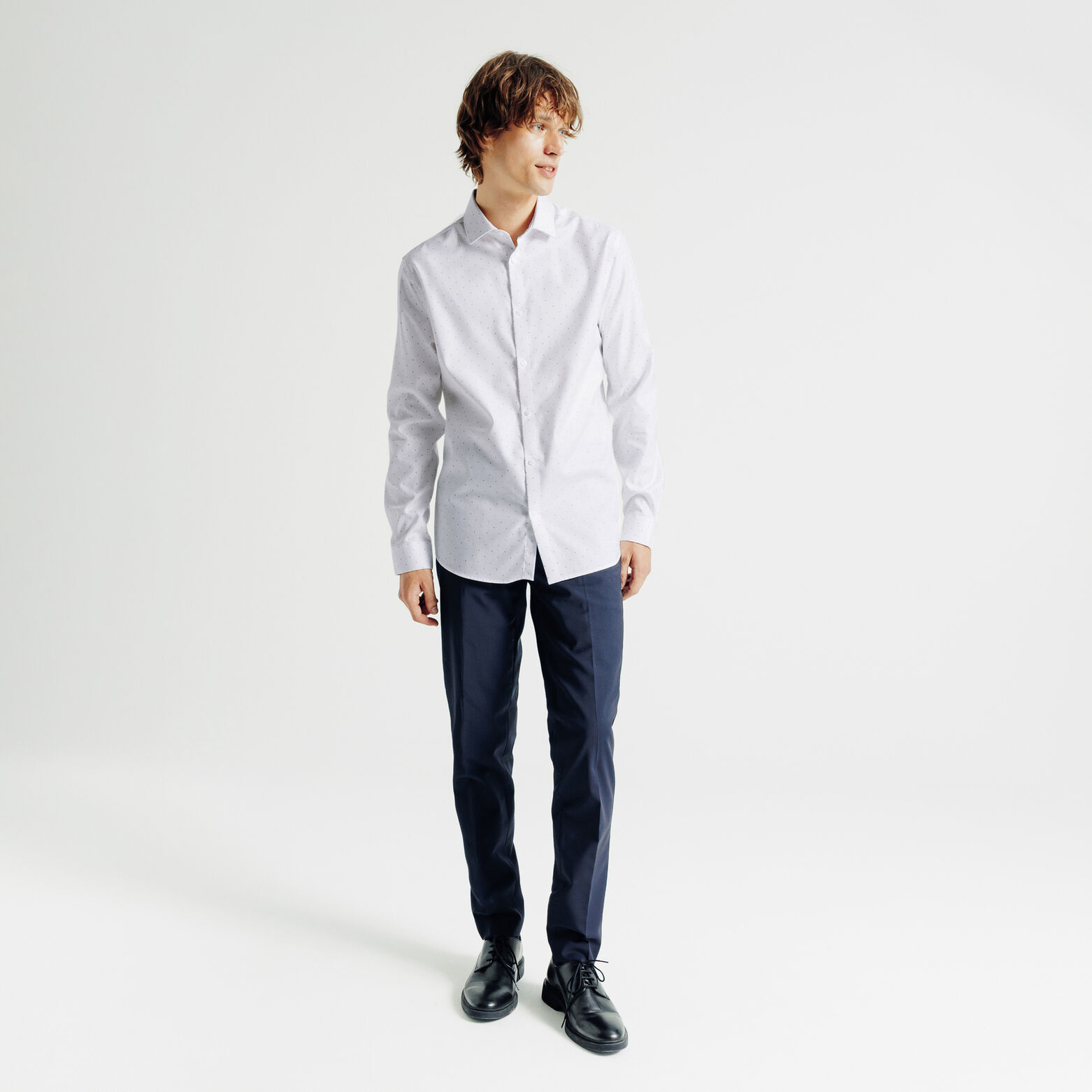 Chemise sans repassage imprimée regular