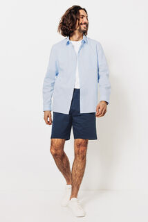 Chemise en coton lin unie