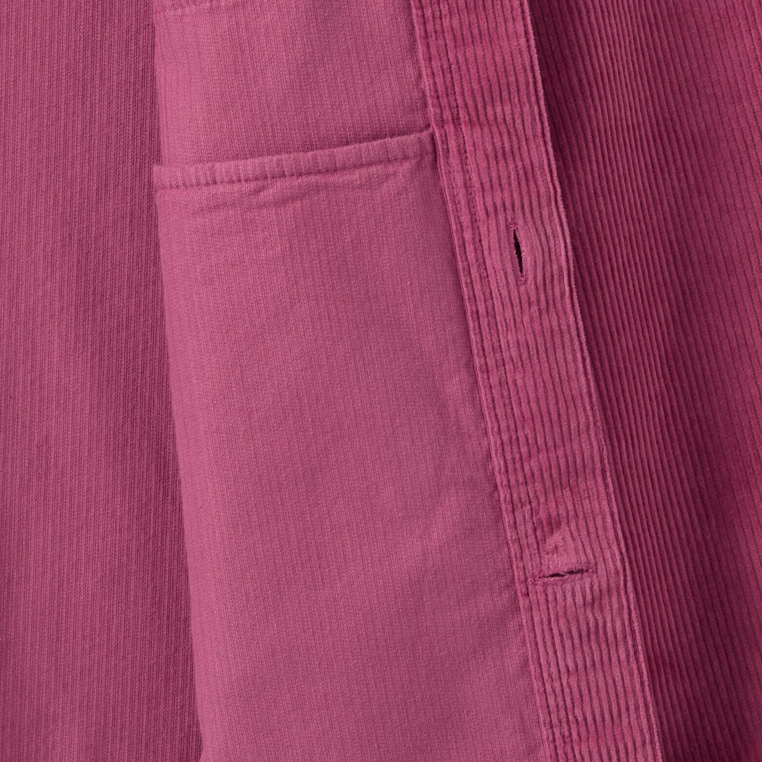 Surchemise en velours unie 100% coton