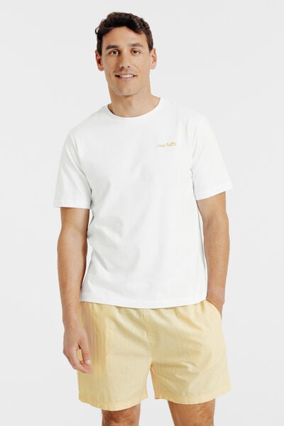 Pyjamaset met gestreepte short