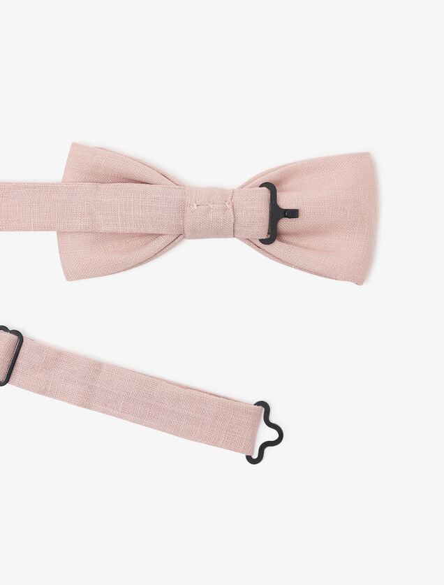 N&oelig;ud papillon en lin