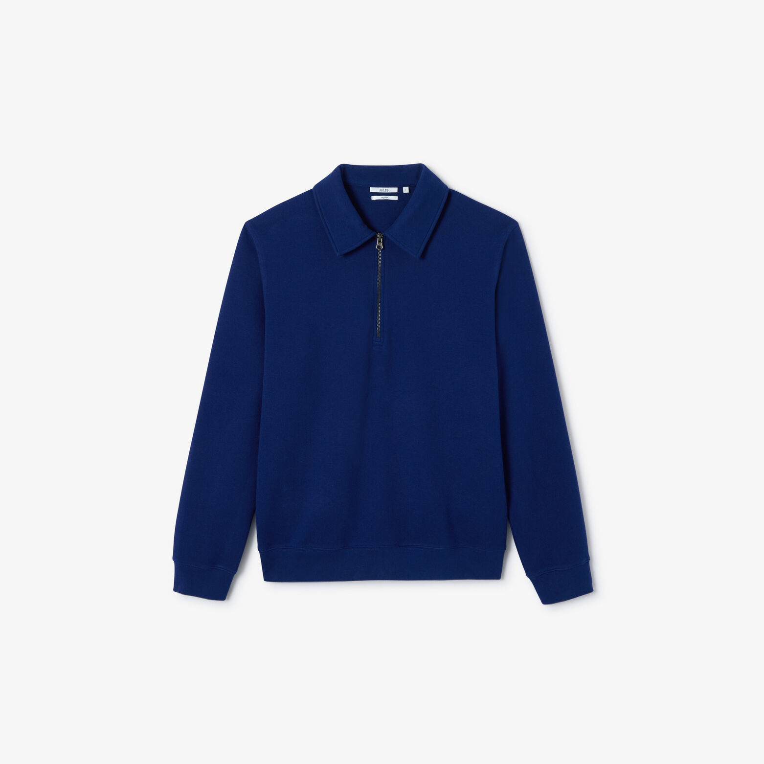 Sweater met polokraag en rits