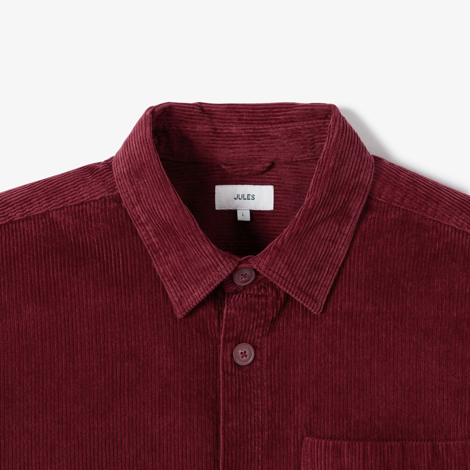 Surchemise en velours unie