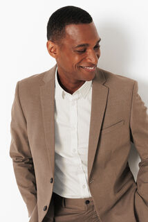 Chemise en coton imprim&eacute; g&eacute;om&eacute;trique slim