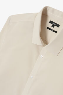 Chemise sans repassage en coton