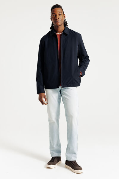 Jack met hemdskraag en rits