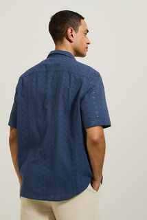 Chemisette en coton broderie anglaise