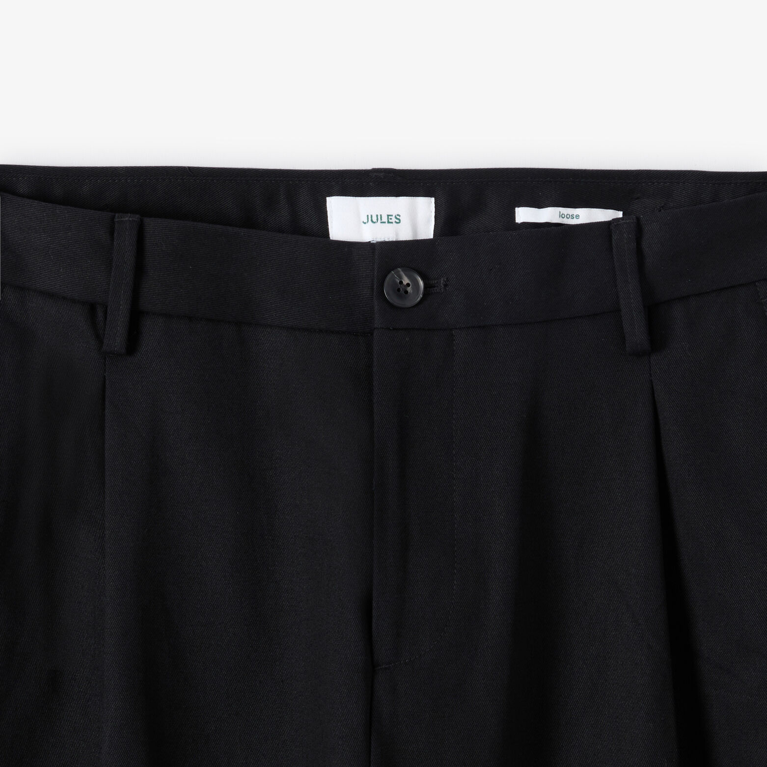 Pantalon chino loose 100% coton
